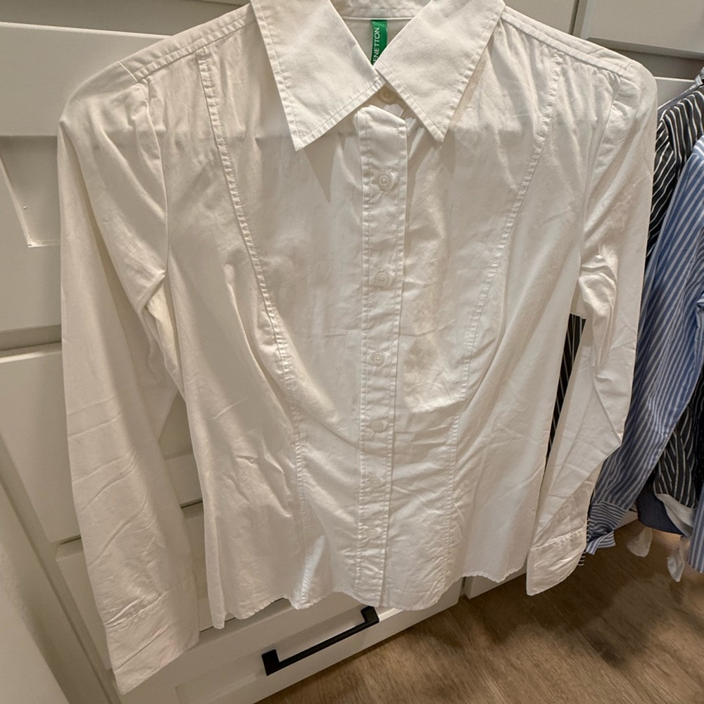 White Button-Up Shirt